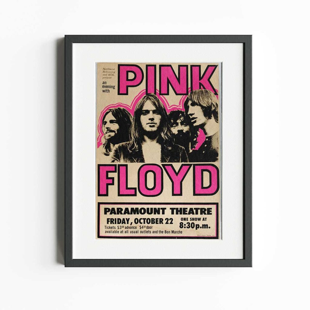 تابلو پوستر کنسرت Pink Floyd | قاب سایز ۲۰×۲۵