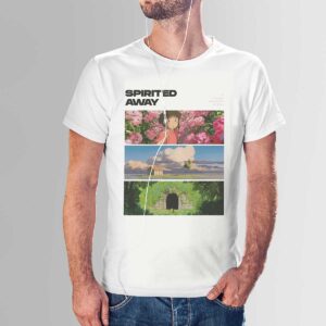 تی شرت آستین کوتاه مردانه طرح Sprited Away | نخ پنبه با کیفیت